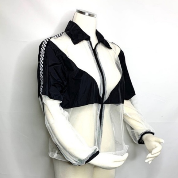 Damon Sky Tops - Mesh Windbreaker with Racing Stripe